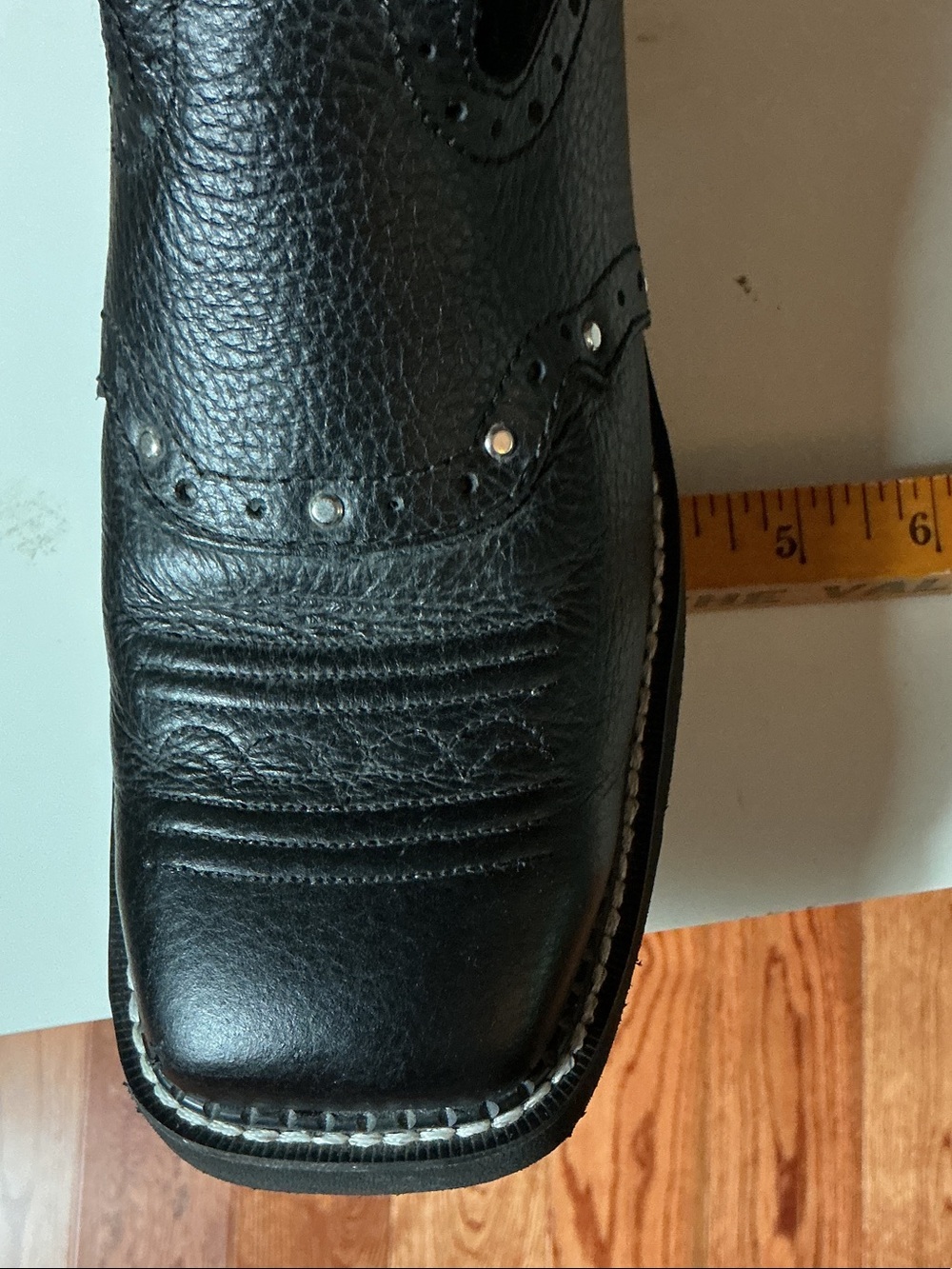 Justin Gypsy Boots Black Embroidered Western Ankle Boots - Picture 11 of 11